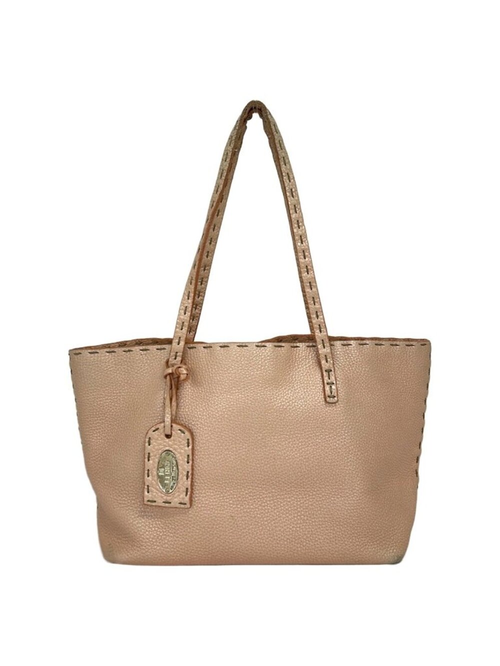 Fendi Tote Bag Seller Light Pink Leather